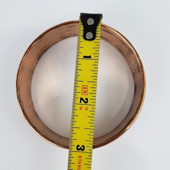 COPPER Handmade Bangle Statement Bracelet Butterfly Floral Bracelet - Picture 7 of 12